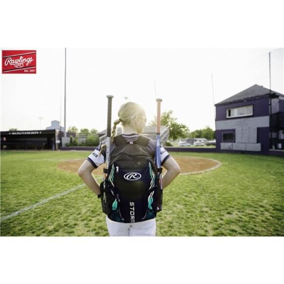 Storm Backpack Equipment Bag | Girls T-Ball/Youth Baseball & Softball - Picture 5 of 7